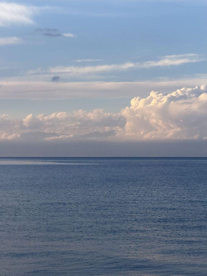 Issyk-Kul and clouds